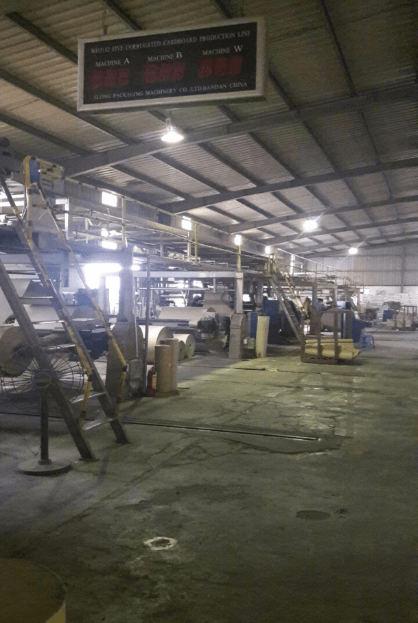 Dây chuyền sản xuất tấm sóng 3 lớp